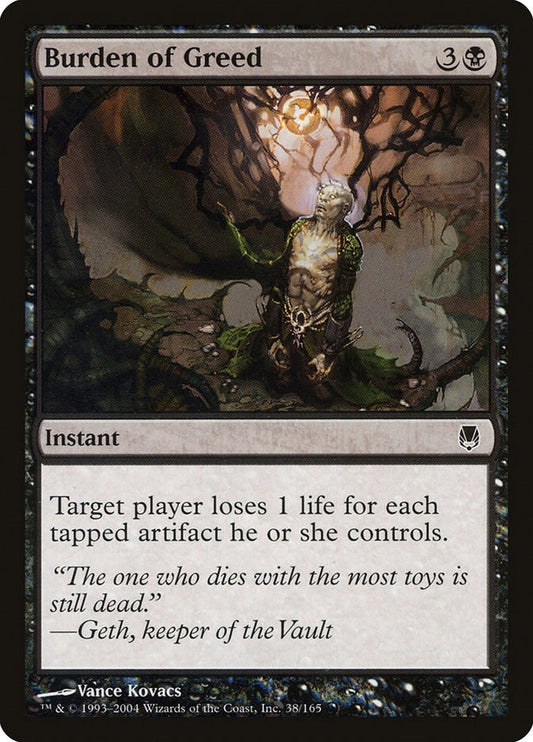 Image for Burden of Greed (38) (Darksteel) - Magic: The Gathering