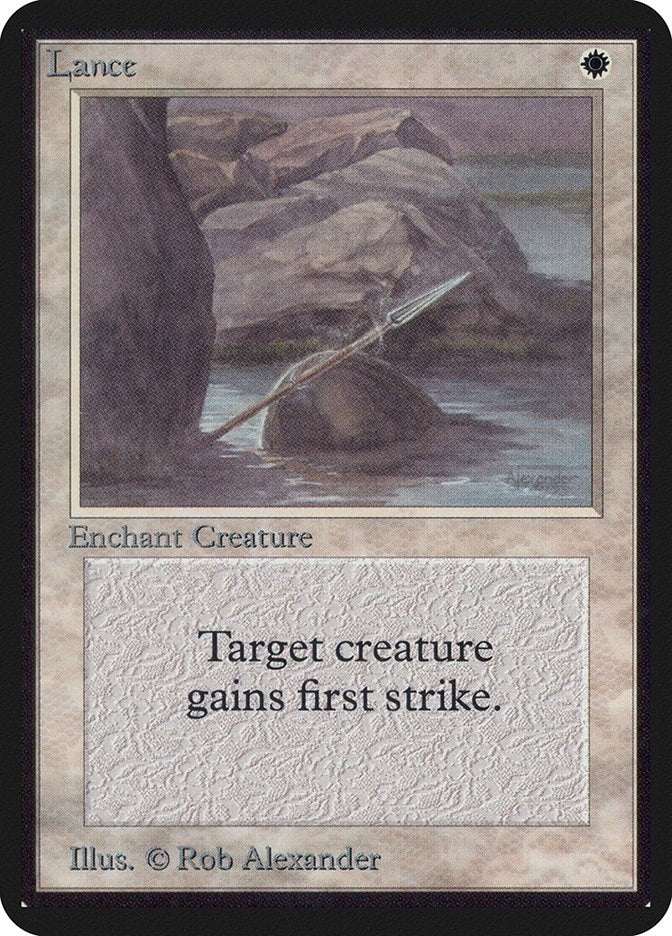 Image for Lance (Alpha Edition) - Magic: The Gathering