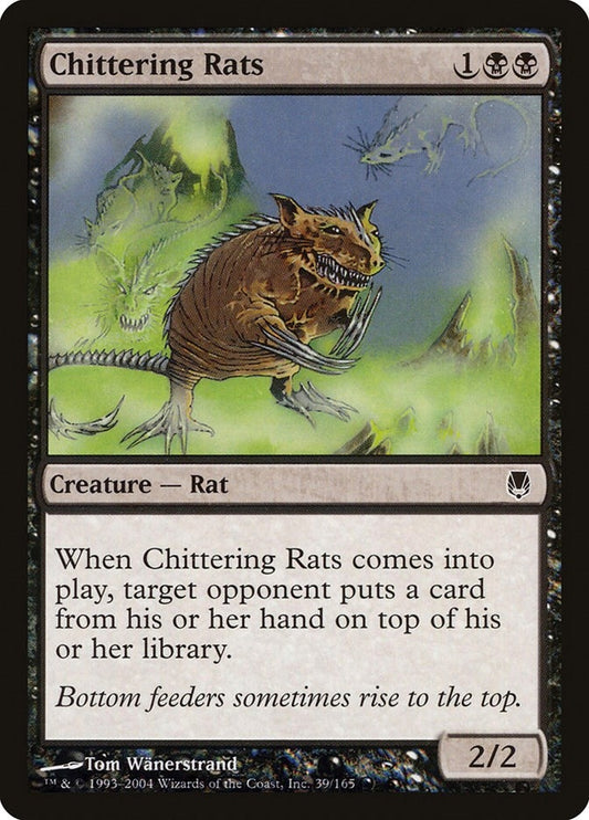 Image for Chittering Rats (39) (Darksteel) - Magic: The Gathering