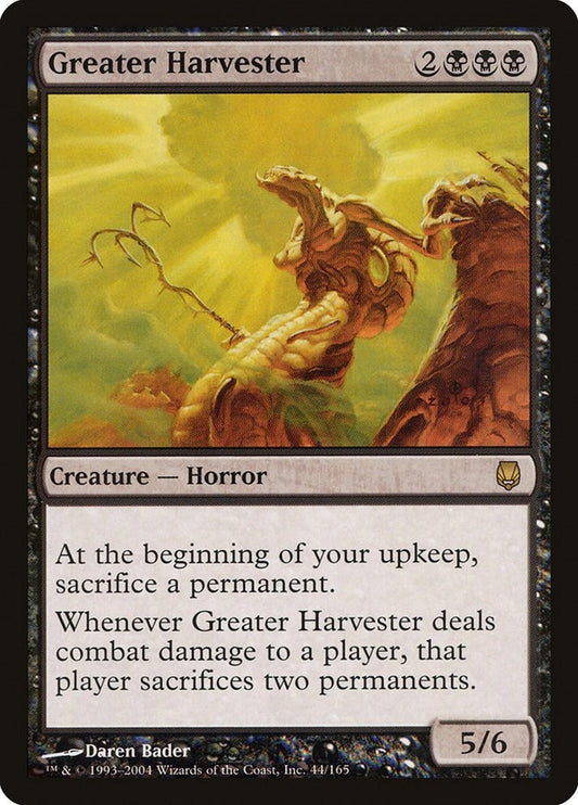Image for Greater Harvester (44) (Darksteel) - Magic: The Gathering