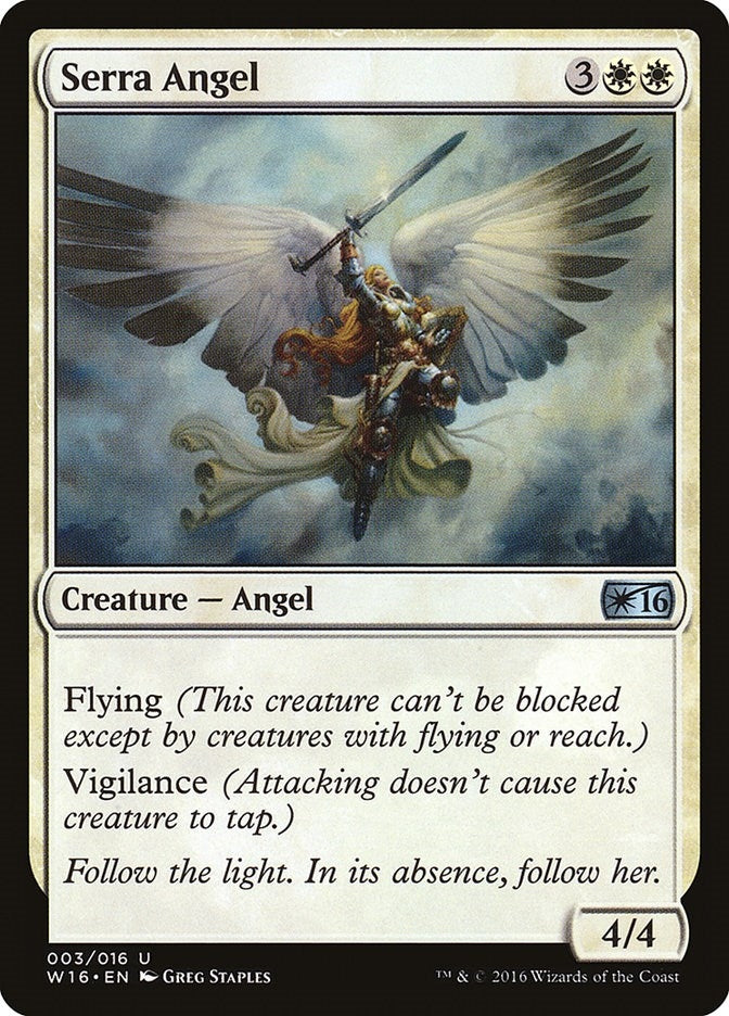 Image for Serra Angel (3) (Welcome Deck 2016) - Magic: The Gathering