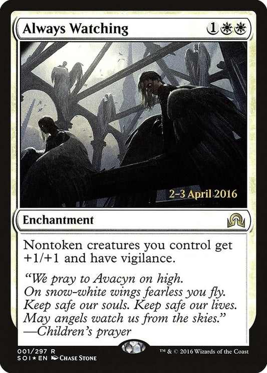 Image for Always Watching (1) (Prerelease Cards) - Magic: The Gathering