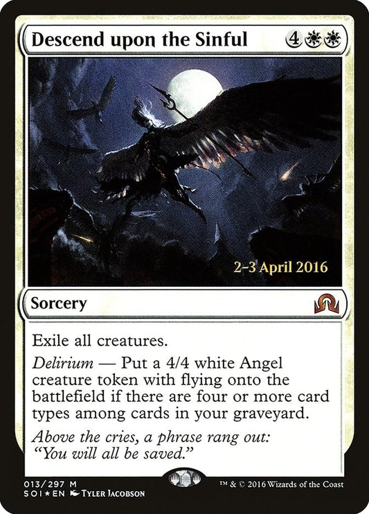 Image for Descend upon the Sinful (13) (Prerelease Cards) - Magic: The Gathering