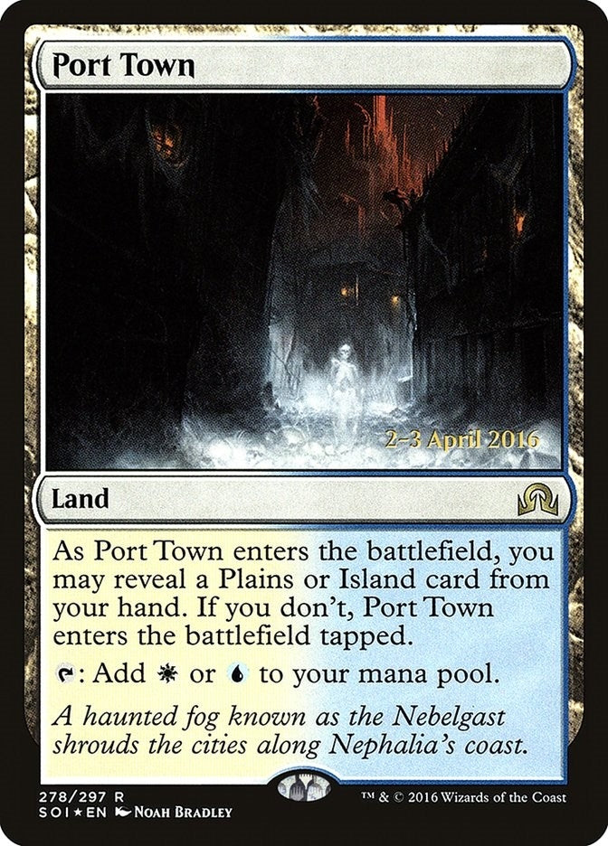 Image for Port Town (278) (Prerelease Cards) - Magic: The Gathering