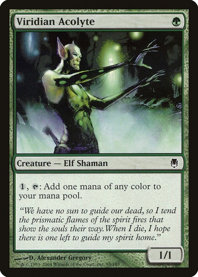 Image for Viridian Acolyte (89) (Darksteel) - Magic: The Gathering