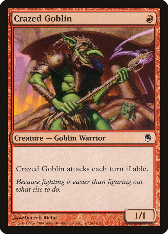 Image for Crazed Goblin (56) (Darksteel) - Magic: The Gathering