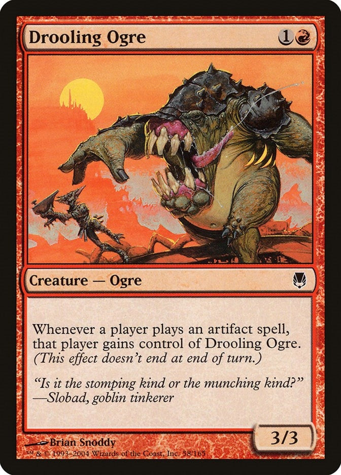 Image for Drooling Ogre (58) (Darksteel) - Magic: The Gathering