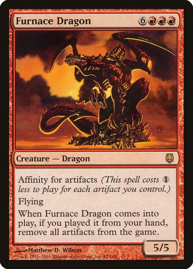 Image for Furnace Dragon (62) (Darksteel) - Magic: The Gathering