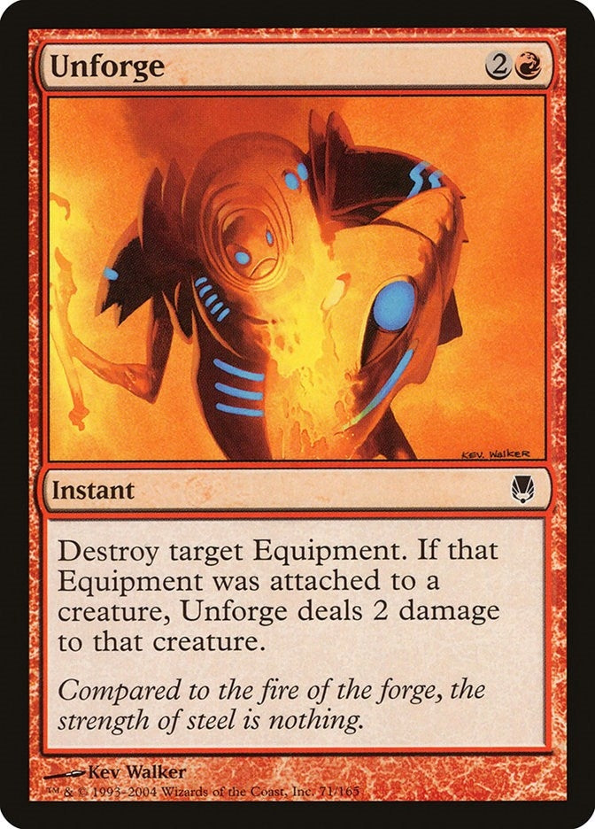 Image for Unforge (71) (Darksteel) - Magic: The Gathering