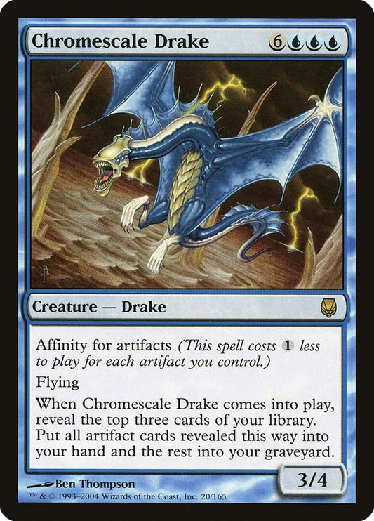 Image for Chromescale Drake (20) (Darksteel) - Magic: The Gathering