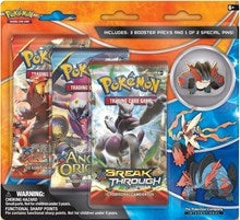 Image for BREAKthrough Collector Pin 3 Pack Blister [Mega Swampert] - Pokemon