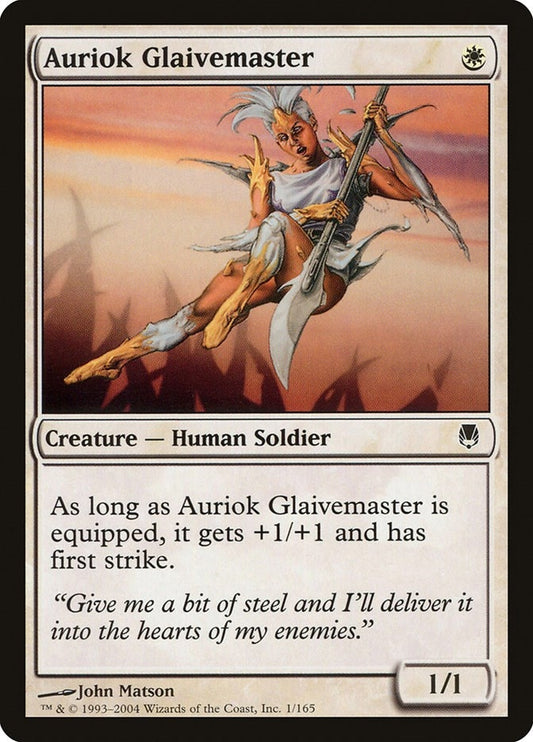 Image for Auriok Glaivemaster (1) (Darksteel) - Magic: The Gathering