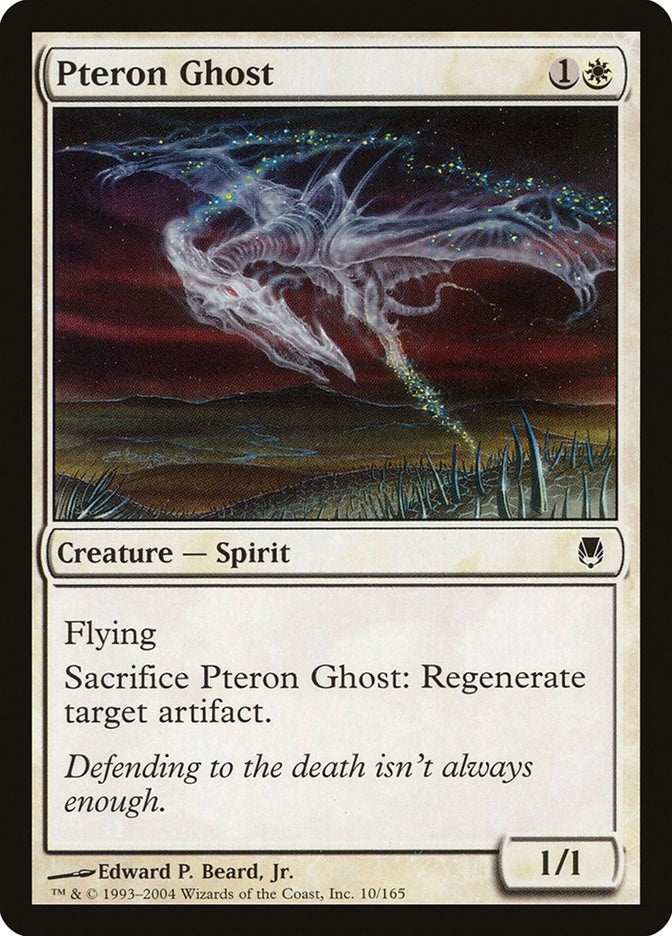 Image for Pteron Ghost (10) (Darksteel) - Magic: The Gathering