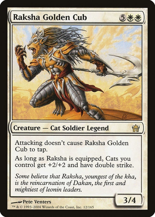 Image for Raksha Golden Cub (12) (Fifth Dawn) - Magic: The Gathering