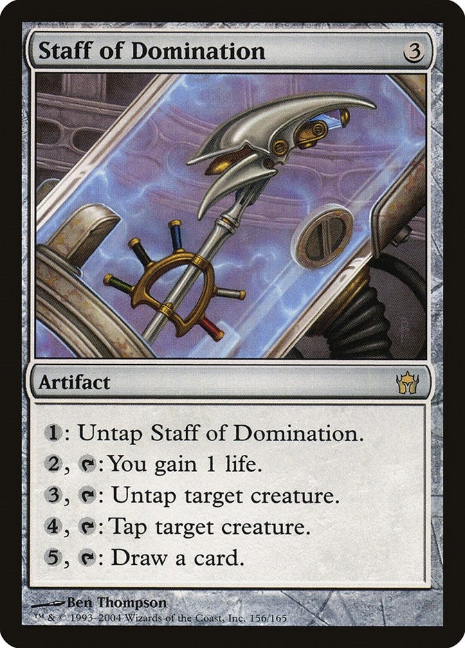 Image for Staff of Domination (156) (Fifth Dawn) - Magic: The Gathering