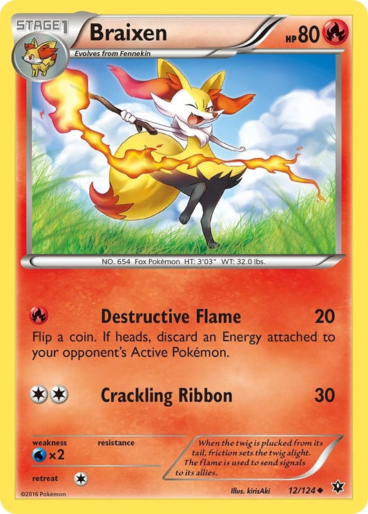 Image for Braixen (12/124) (XY - Fates Collide) - Pokemon