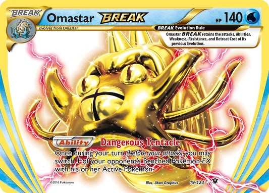 Image for Omastar BREAK (19/124) (XY - Fates Collide) - Pokemon