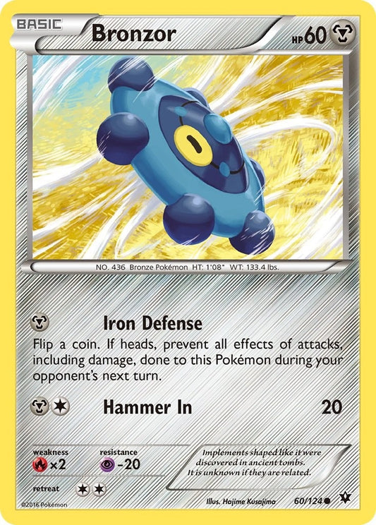 Image for Bronzor (60/124) (XY - Fates Collide) - Pokemon