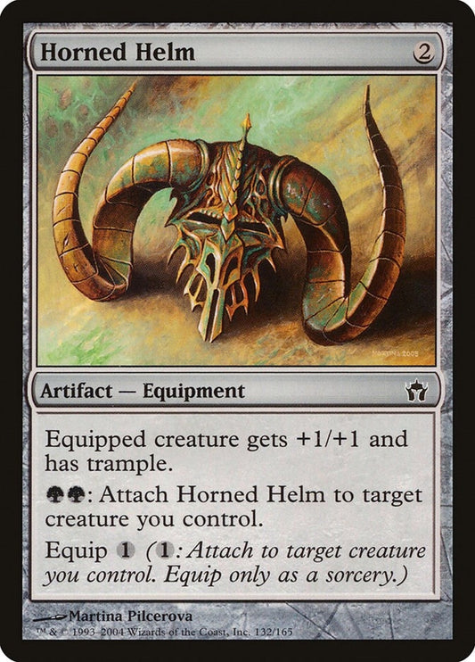 Image for Horned Helm (132) (Fifth Dawn) - Magic: The Gathering