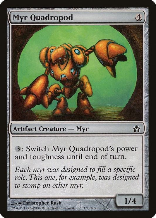 Image for Myr Quadropod (138) (Fifth Dawn) - Magic: The Gathering