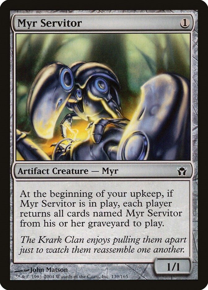 Image for Myr Servitor (139) (Fifth Dawn) - Magic: The Gathering