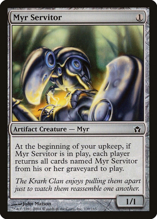Image for Myr Servitor (139) (Fifth Dawn) - Magic: The Gathering
