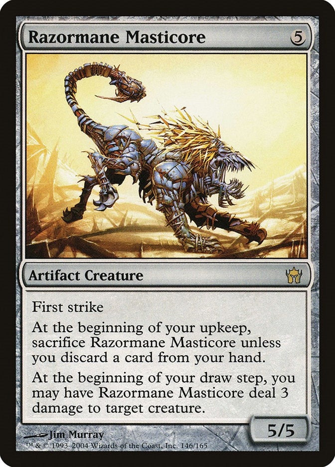Image for Razormane Masticore (146) (Fifth Dawn) - Magic: The Gathering