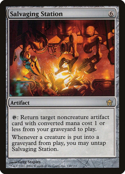 Image for Salvaging Station (148) (Fifth Dawn) - Magic: The Gathering