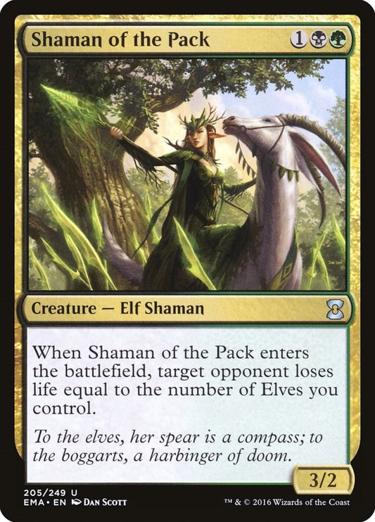 Image for Shaman of the Pack (205) (Eternal Masters) - Magic: The Gathering