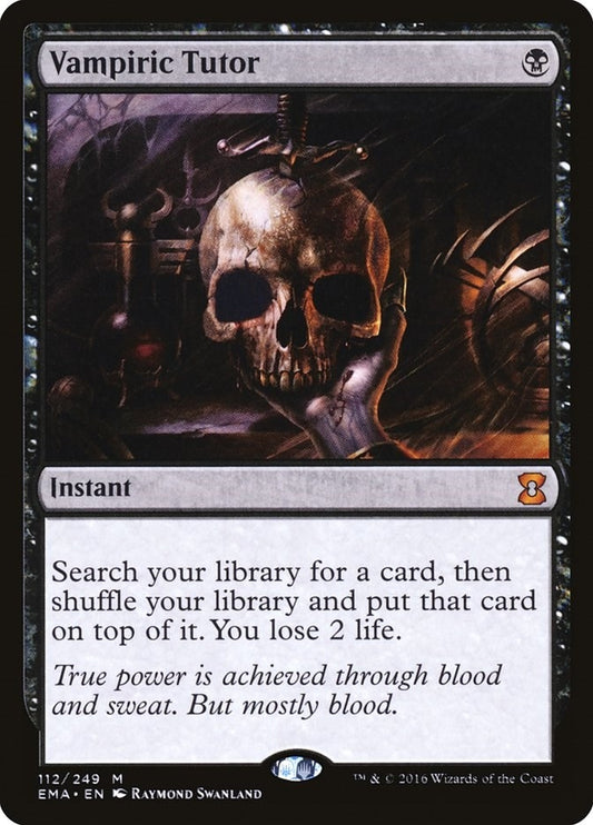 Image for Vampiric Tutor (112) (Eternal Masters) - Magic: The Gathering
