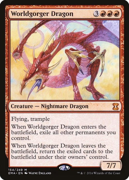 Image for Worldgorger Dragon (154) (Eternal Masters) - Magic: The Gathering