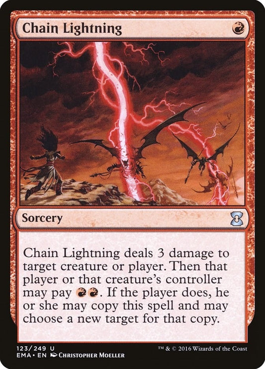 Image for Chain Lightning (123) (Eternal Masters) - Magic: The Gathering