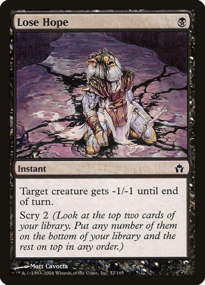 Image for Lose Hope (52) (Fifth Dawn) - Magic: The Gathering