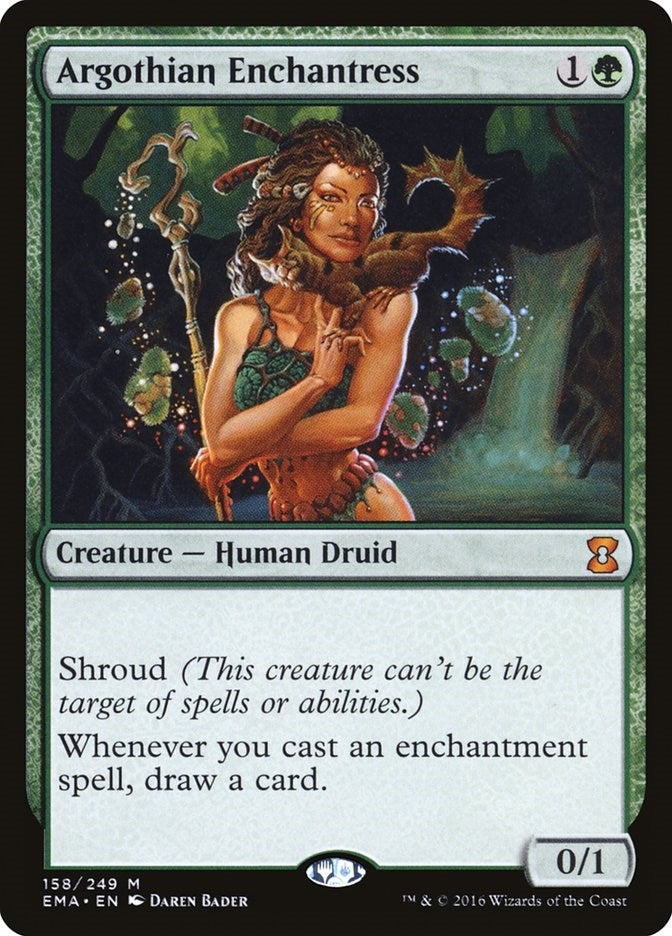 Image for Argothian Enchantress (158) (Eternal Masters) - Magic: The Gathering