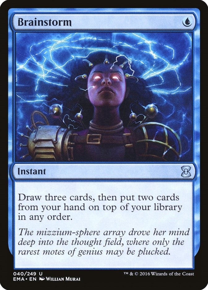 Image for Brainstorm (40) (Eternal Masters) - Magic: The Gathering