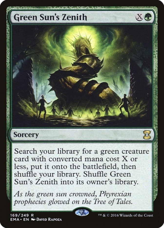 Image for Green Sun's Zenith (169) (Eternal Masters) - Magic: The Gathering