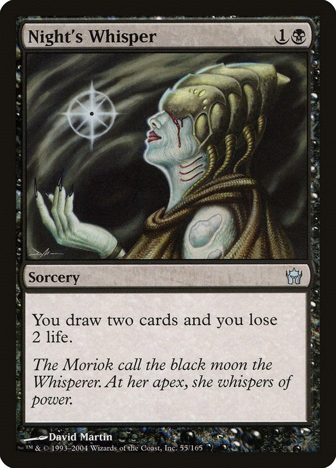 Image for Night's Whisper (55) (Fifth Dawn) - Magic: The Gathering