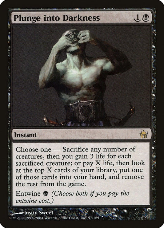 Image for Plunge into Darkness (57) (Fifth Dawn) - Magic: The Gathering