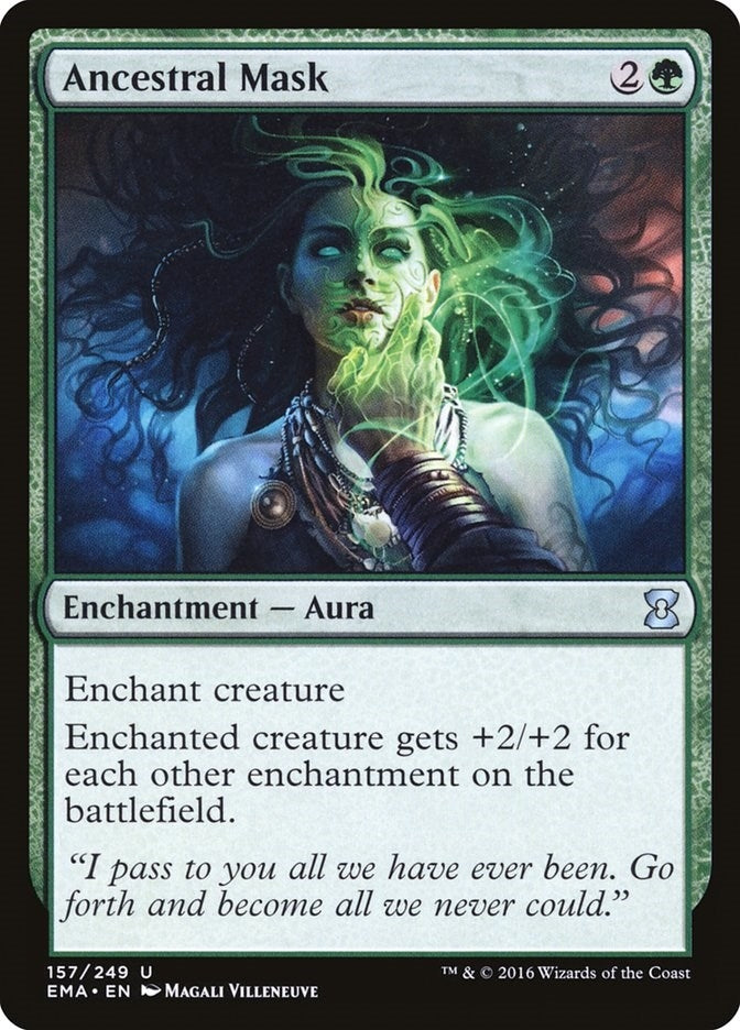 Image for Ancestral Mask (157) (Eternal Masters) - Magic: The Gathering
