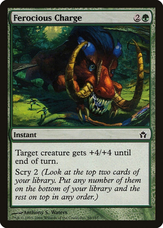Image for Ferocious Charge (88) (Fifth Dawn) - Magic: The Gathering