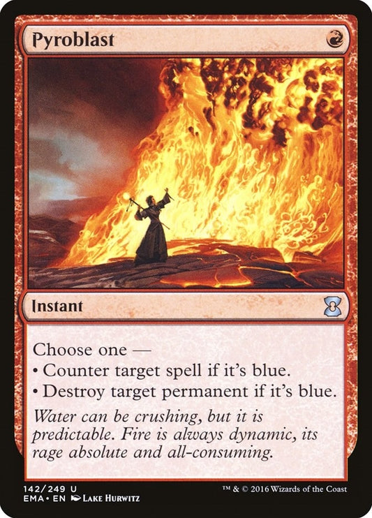 Image for Pyroblast (142) (Eternal Masters) - Magic: The Gathering