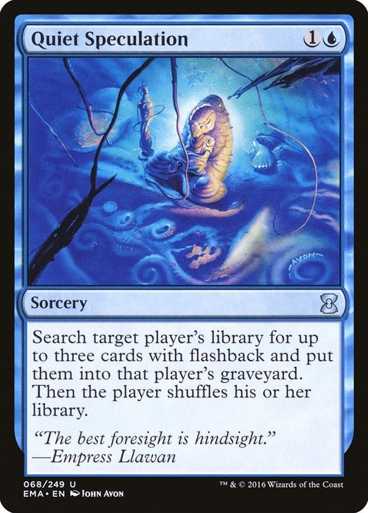 Image for Quiet Speculation (68) (Eternal Masters) - Magic: The Gathering