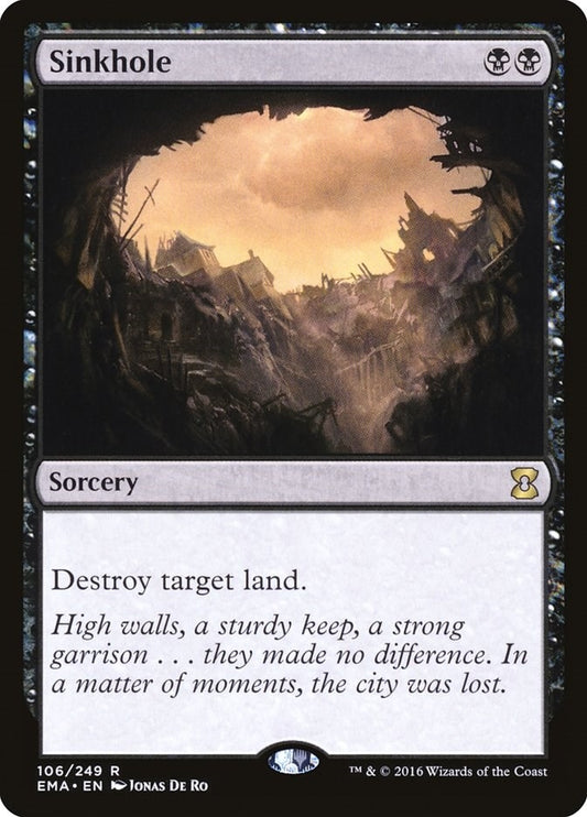 Image for Sinkhole (106) (Eternal Masters) - Magic: The Gathering