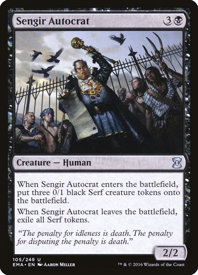 Image for Sengir Autocrat (105) (Eternal Masters) - Magic: The Gathering
