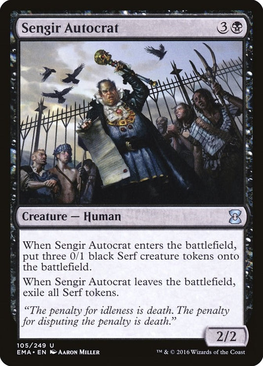 Image for Sengir Autocrat (105) (Eternal Masters) - Magic: The Gathering