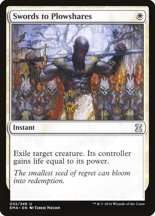 Image for Swords to Plowshares (32) (Eternal Masters) - Magic: The Gathering