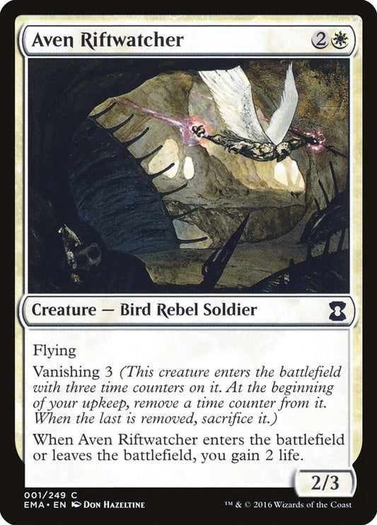 Image for Aven Riftwatcher (1) (Eternal Masters) - Magic: The Gathering
