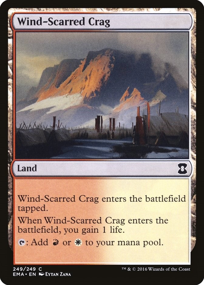Image for Wind-Scarred Crag (249) (Eternal Masters) - Magic: The Gathering
