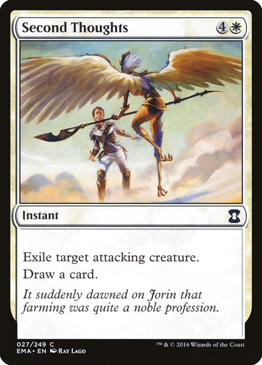 Image for Second Thoughts (27) (Eternal Masters) - Magic: The Gathering