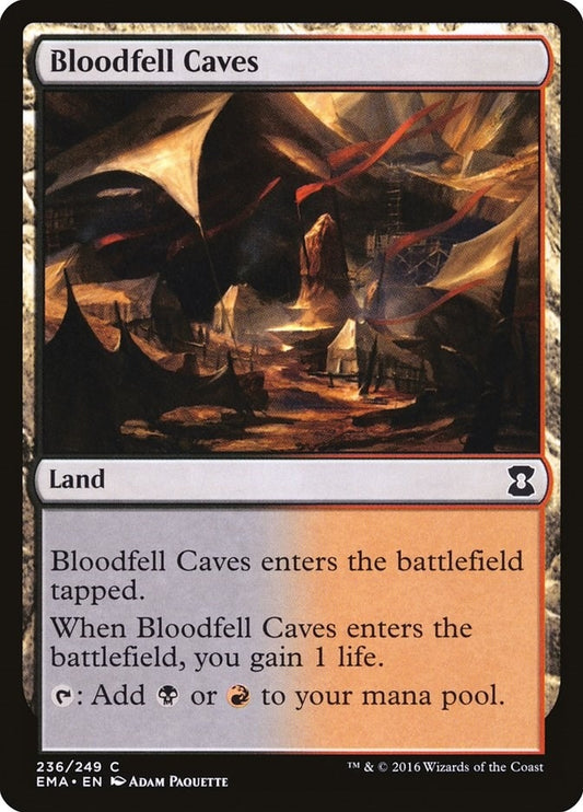 Image for Bloodfell Caves (236) (Eternal Masters) - Magic: The Gathering